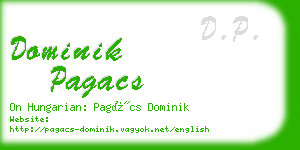 dominik pagacs business card